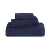 Soho Ribbed Cotton Absorbent 3 Piece Assorted Towel Set